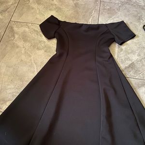 Black off the shoulder dress